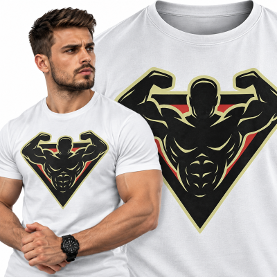 KOSZULKA NA SIŁOWNIĘ SUPER GYM